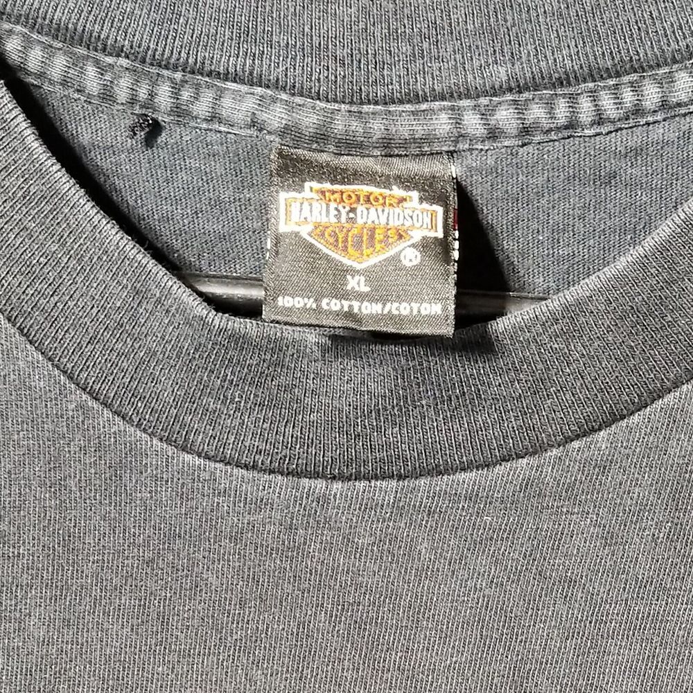 Harley Davidson men's XL vintage 1997 wash worn shirt eagle tribal St Paul MN - Picture 4 of 13